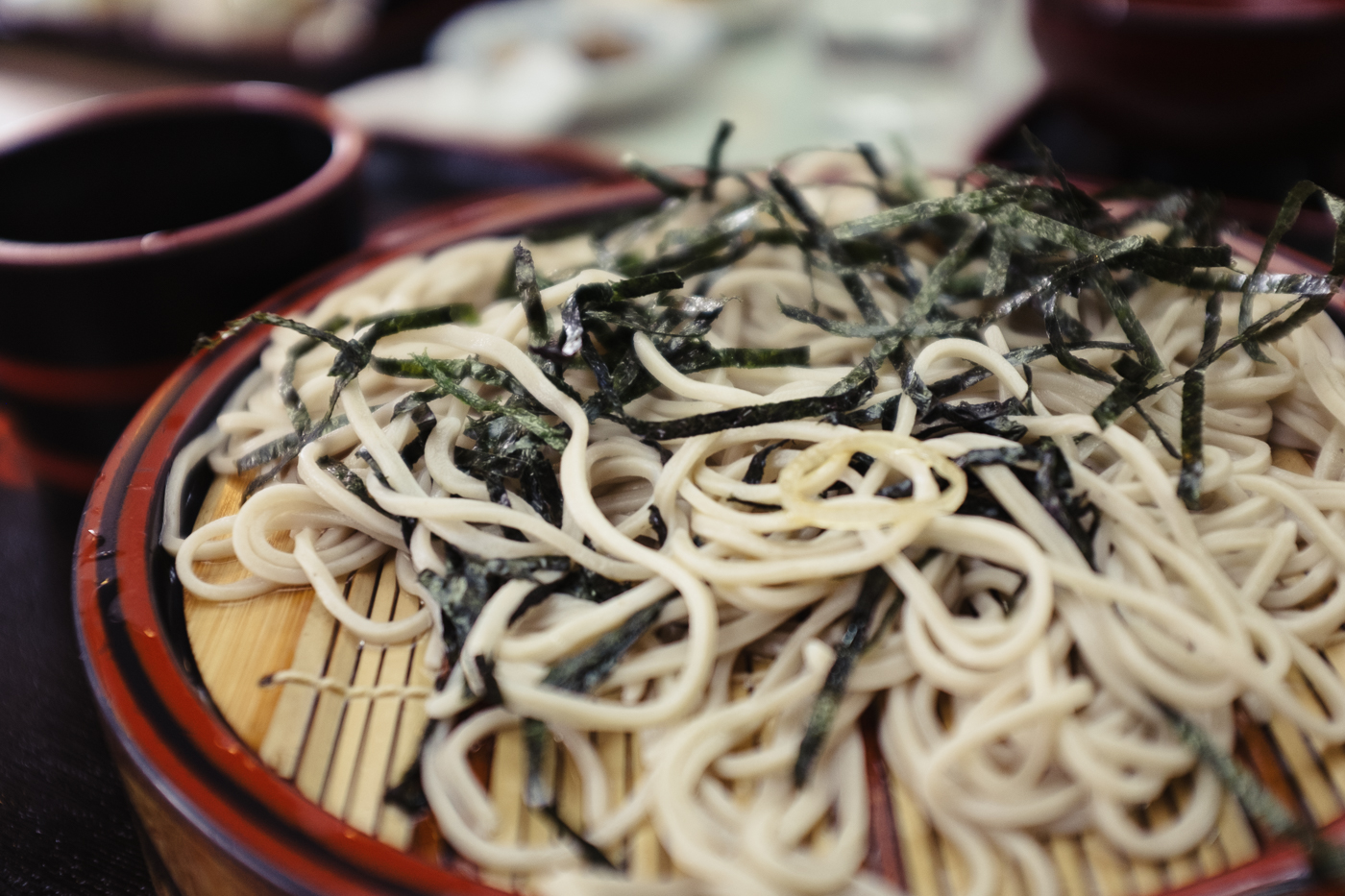 Soba, nouilles traditionnelles japonaises à base de sarasin